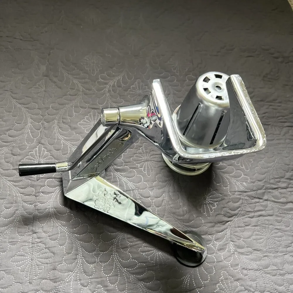 Vintage SALADMASTER Five Star Food Processor Slicer w/5 Cutting Cones Food Prep